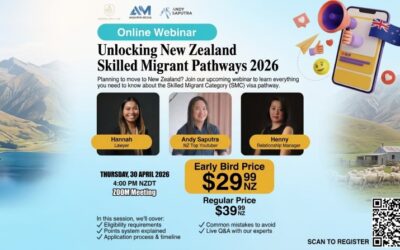 Online Webinar – Unlocking New Zealand Skilled Migrant Pathways 2026 Via Zoom Meeting