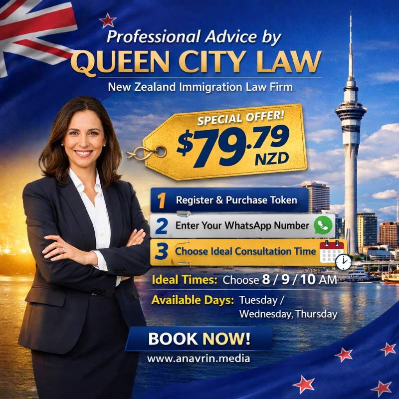 Professional Advice by Queen City Law (Badan Hukum Imigrasi New Zealand)